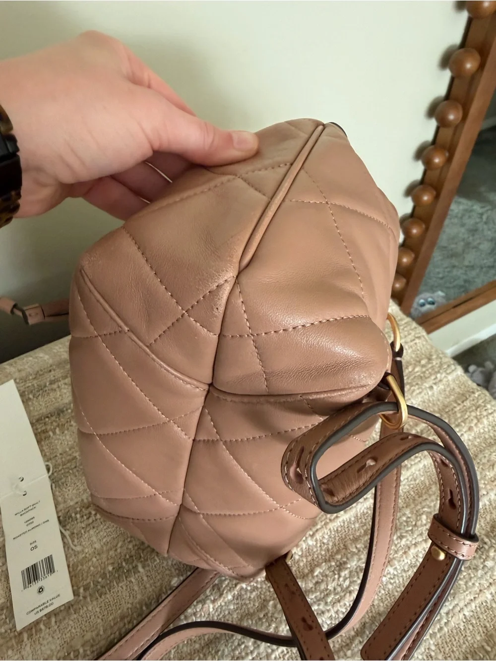 Tory Burch quilted leather